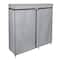 Honey Can Do 60" Gray Wide Double Door Portable Wardrobe Closet